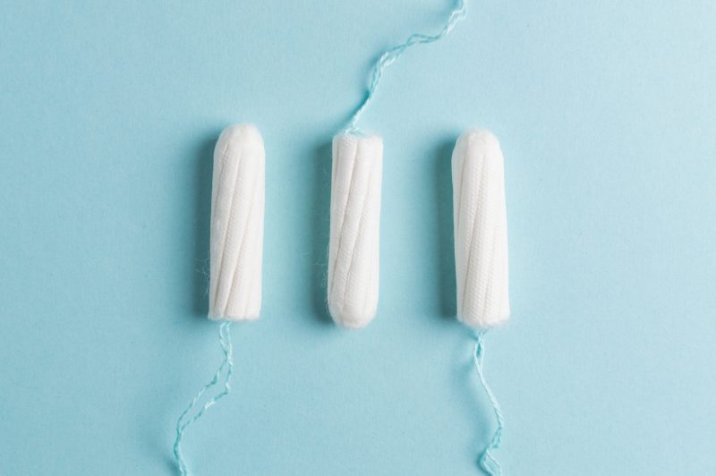 Three tampons shown, Ease Crohn’s Flares During Your Period
