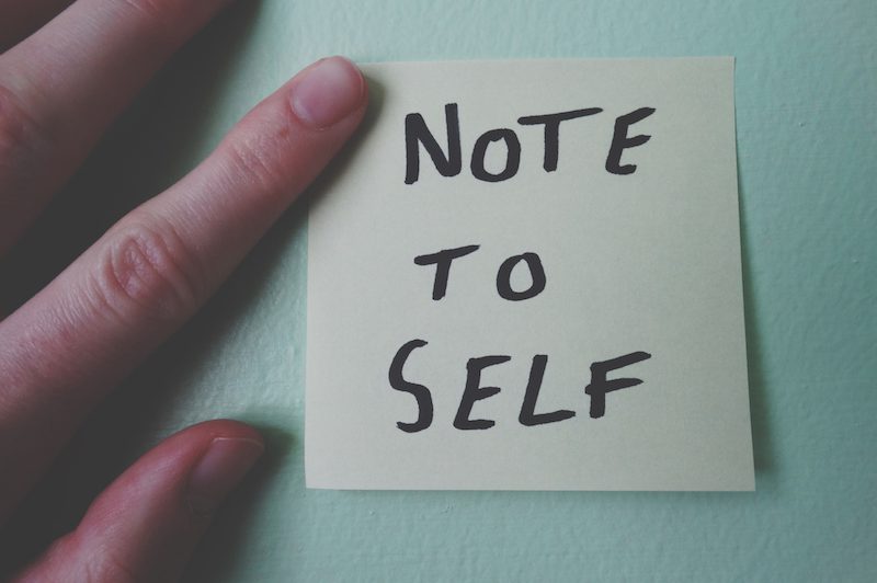 sticky note to self, reminder to remember immunomodulator meds