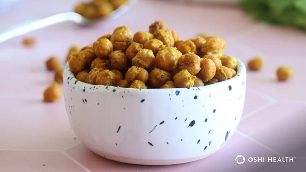 Crispy Curried Chickpeas