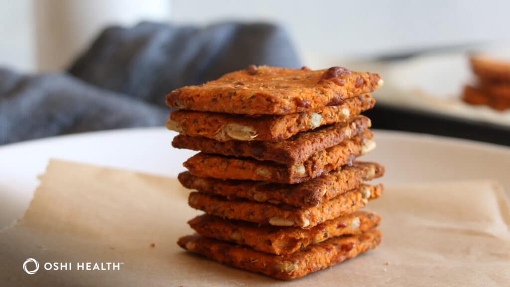 Seedy Pizza Crackers