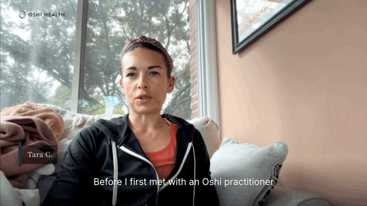 Real Oshi patient, Tara C., talks about her experience working with a GI provider and registered dietitian at Oshi Health.