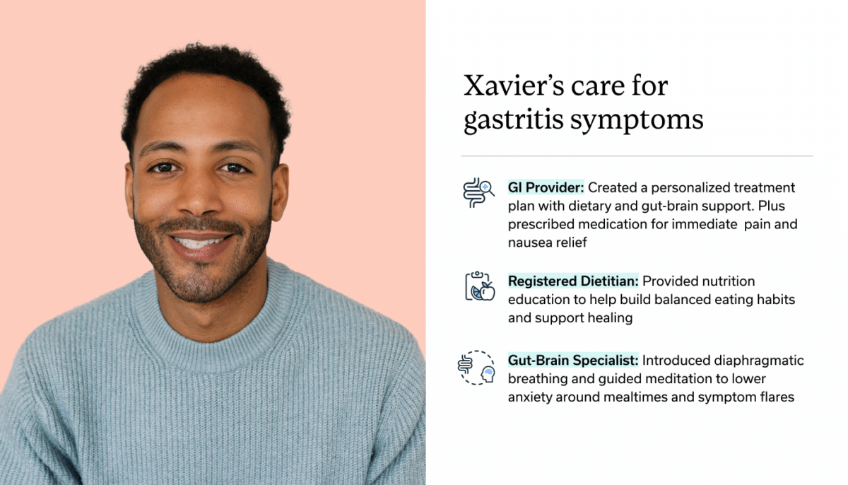 Xavier care plan gastritis